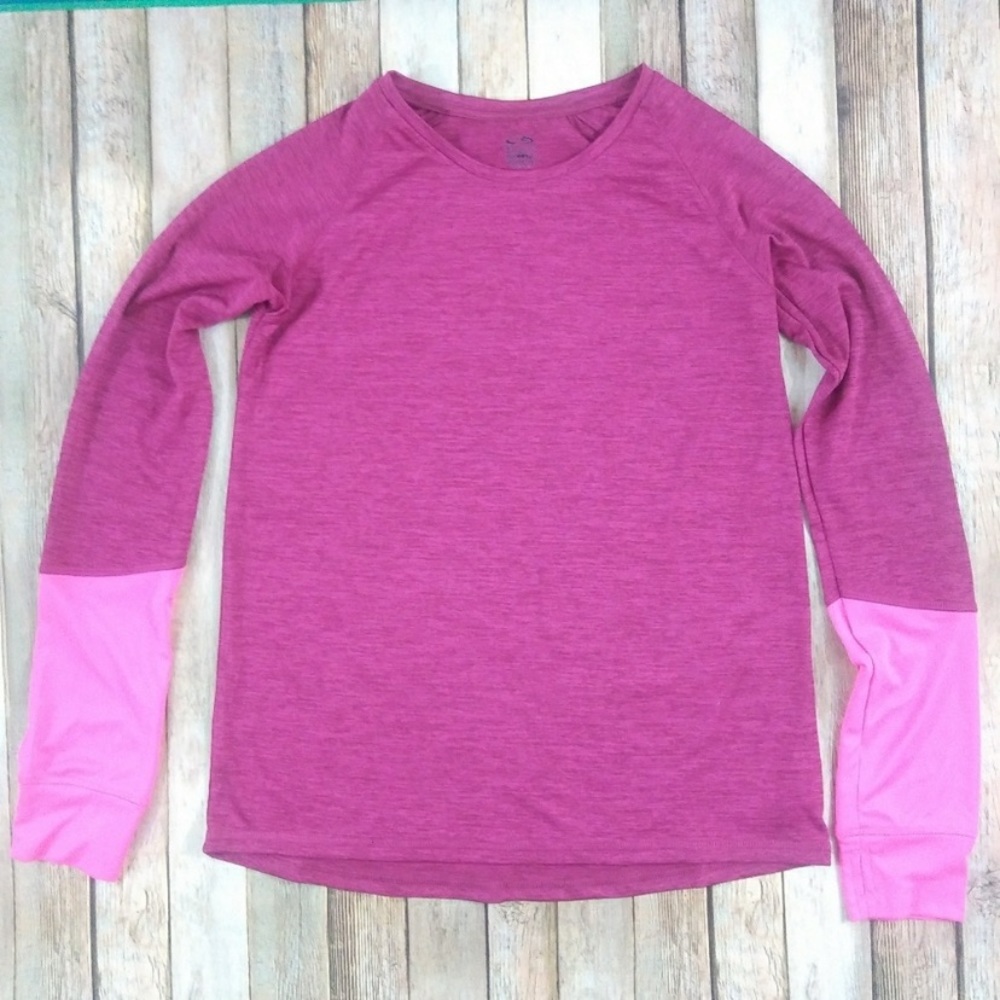 Champion pink long sleeve duo dry active top XL